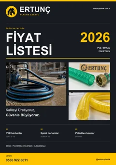 Ertunç Plastik 2026 price catalogue cover