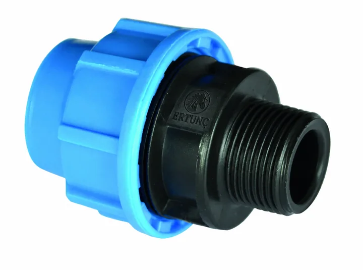 Male adapter — Blue PN16 Series