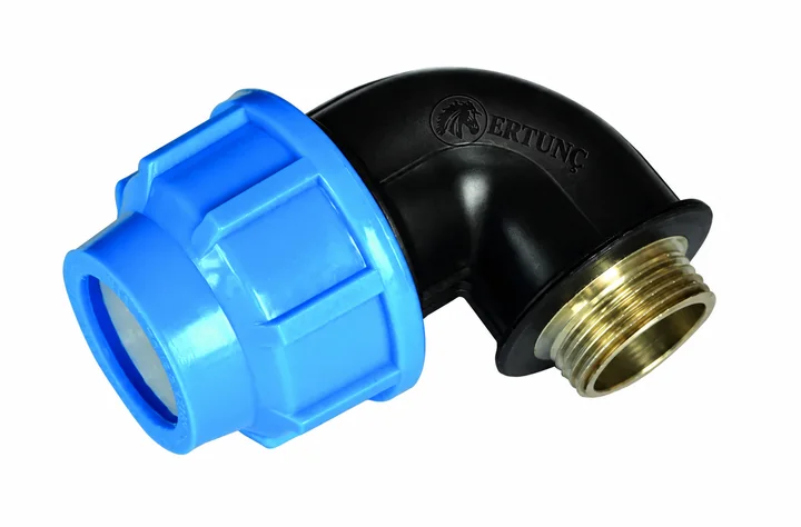 Metal-Insert Male Threaded Elbow