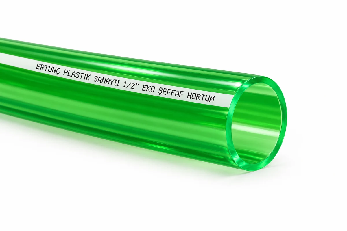 Economy Clear Hose — unreinforced single-layer wall and cut end